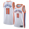 Dres New York Knicks Jalen Brunson Nike 2024-25 City Edition Bijela Swingman